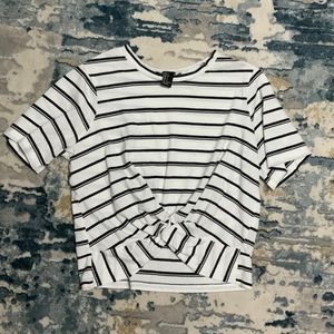 Twist front crop top